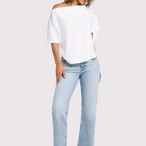 nuuds White Short Sleeve Tee